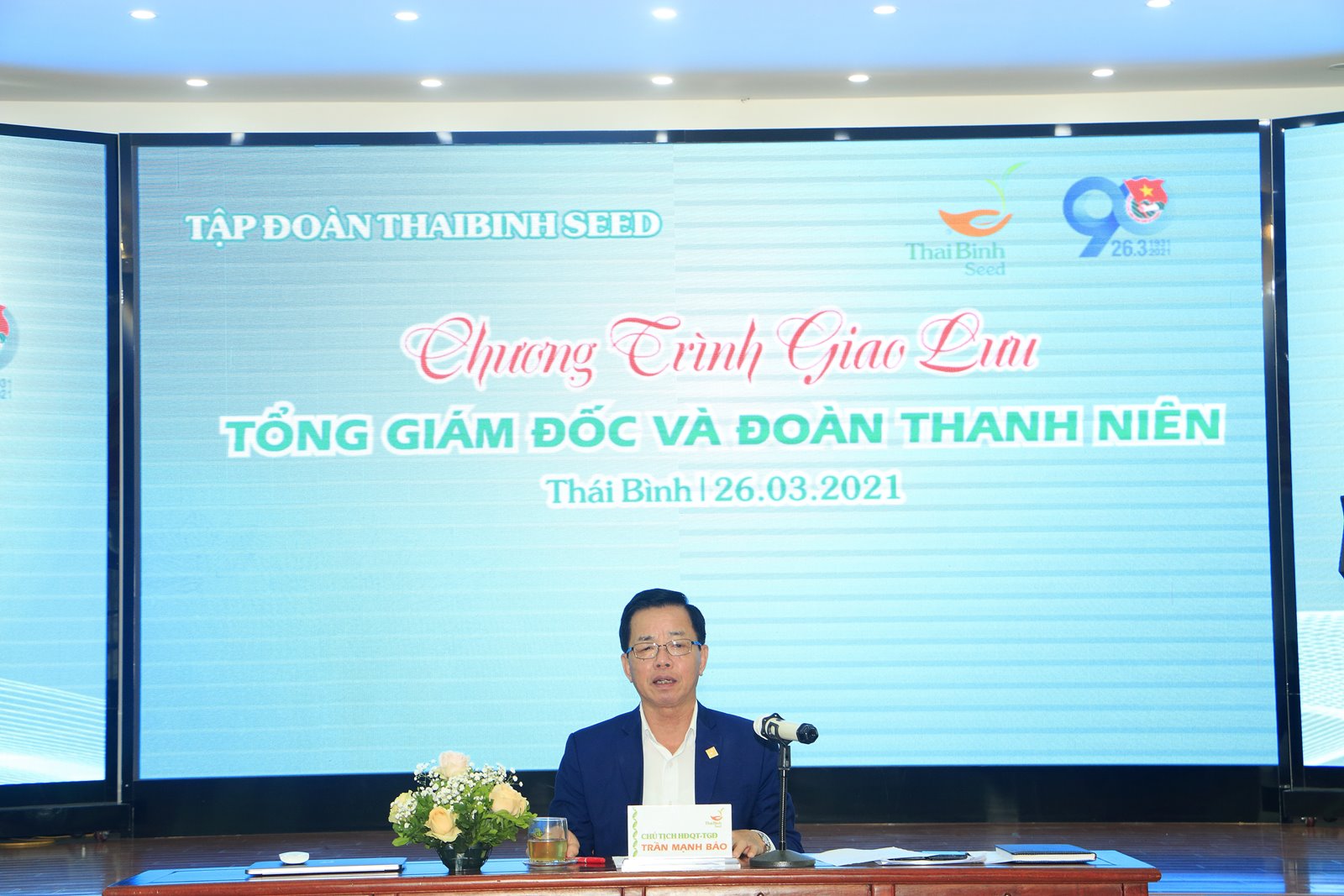 Anh hùng Lao động Trần Mạnh Báo - Chủ tịch - Tổng Giám đốc ThaiBinh Seed